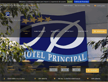 Tablet Screenshot of principalhoteles.com